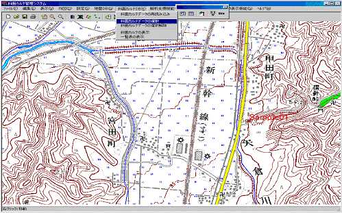 地図の作製・危険個所マーキング