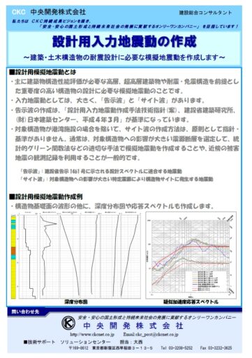 設計用入力地震動作成
