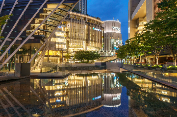 帯水層蓄熱利用システムの技術開発が進む大阪市うめきた地区の街並み