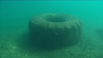 海底投棄物の状況